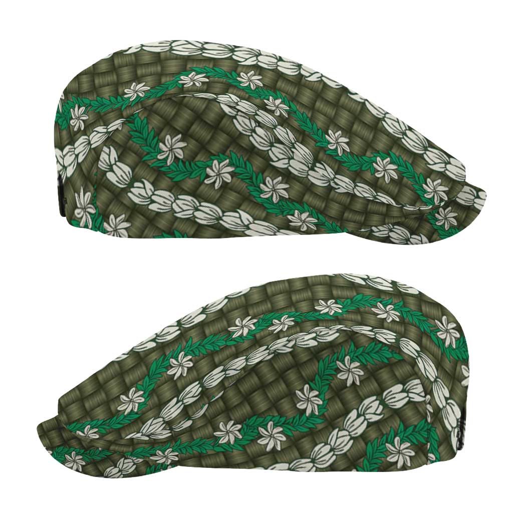 Pikake Maile Tiare Lei Jeff Hat Omaomao Lauhala Pattern LT01 - Polynesian Pride