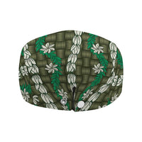 Pikake Maile Tiare Lei Jeff Hat Omaomao Lauhala Pattern LT01 - Polynesian Pride