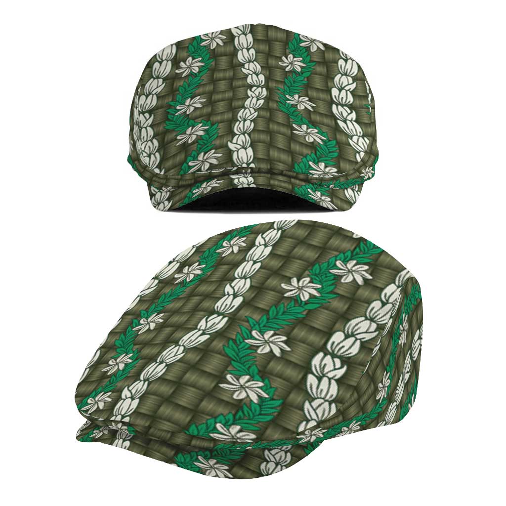 Pikake Maile Tiare Lei Jeff Hat Omaomao Lauhala Pattern LT01 - Polynesian Pride