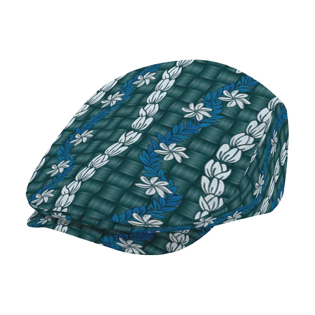 Pikake Maile Tiare Lei Jeff Hat Polu Lauhala Pattern LT01 - Polynesian Pride