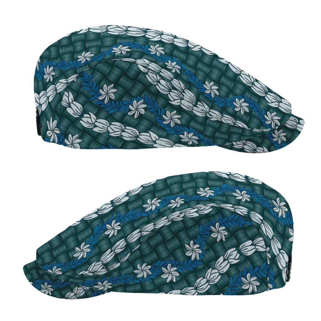 Pikake Maile Tiare Lei Jeff Hat Polu Lauhala Pattern LT01 - Polynesian Pride