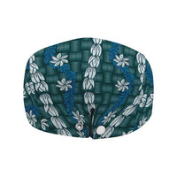 Pikake Maile Tiare Lei Jeff Hat Polu Lauhala Pattern LT01 - Polynesian Pride