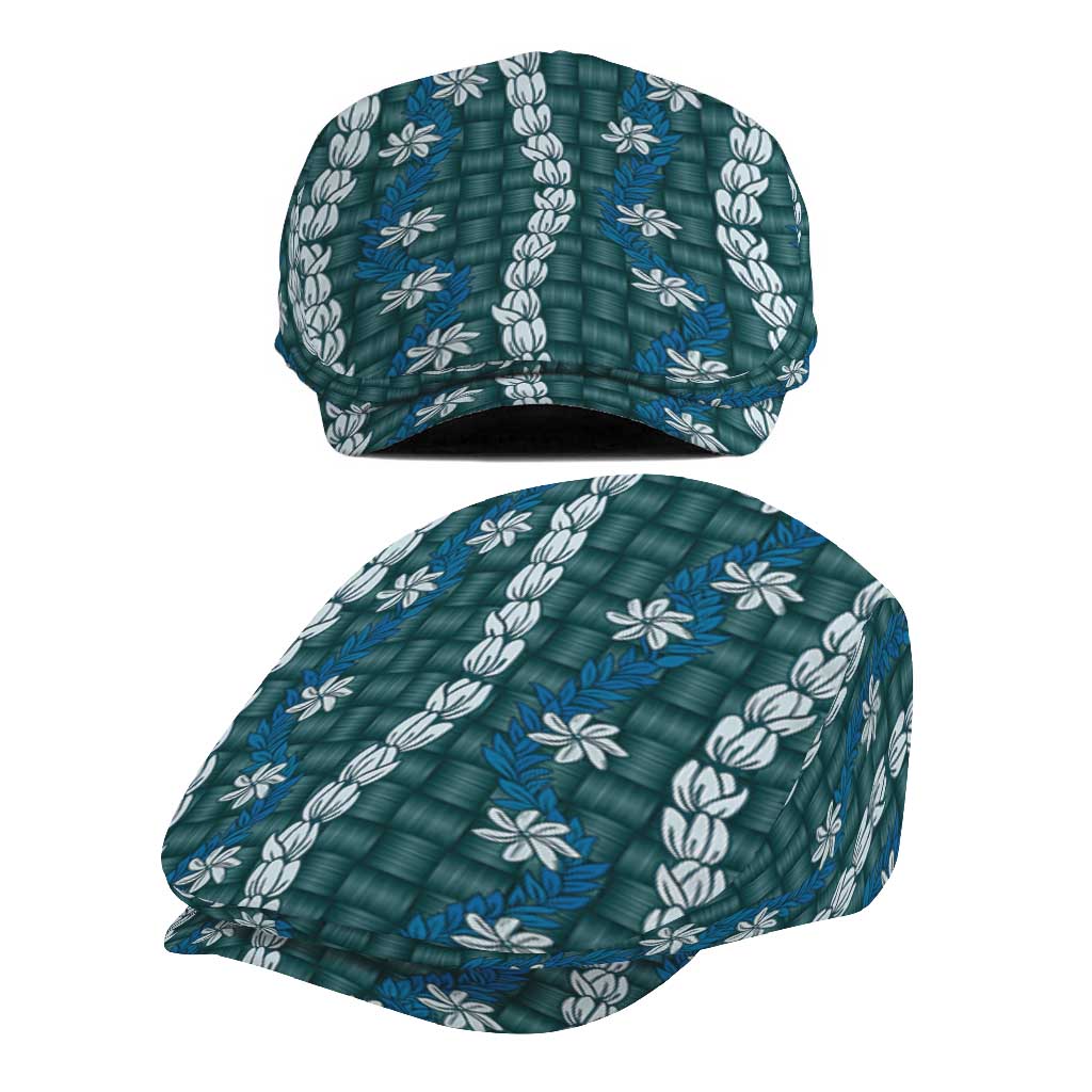 Pikake Maile Tiare Lei Jeff Hat Polu Lauhala Pattern LT01 - Polynesian Pride