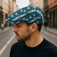 Pikake Maile Tiare Lei Jeff Hat Polu Lauhala Pattern LT01 - Polynesian Pride
