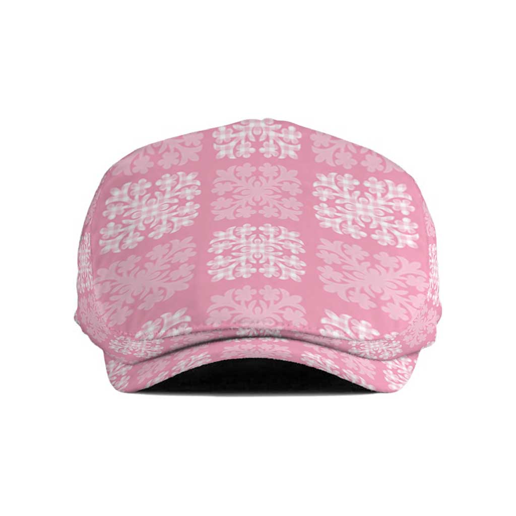 Pink Palaka Quilt Hawaii Jeff Hat Traditional Hawaii-plaid Pattern LT14 Pink - Polynesian Pride
