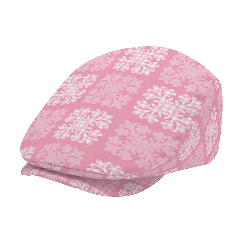 Pink Palaka Quilt Hawaii Jeff Hat Traditional Hawaii-plaid Pattern LT14 - Polynesian Pride