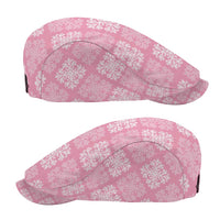 Pink Palaka Quilt Hawaii Jeff Hat Traditional Hawaii-plaid Pattern LT14 - Polynesian Pride