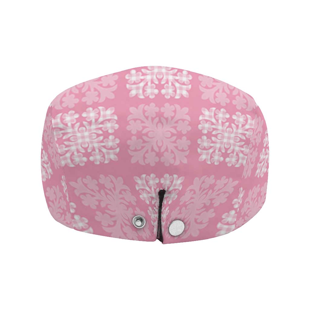Pink Palaka Quilt Hawaii Jeff Hat Traditional Hawaii-plaid Pattern LT14 - Polynesian Pride