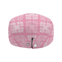 Pink Palaka Quilt Hawaii Jeff Hat Traditional Hawaii-plaid Pattern LT14 - Polynesian Pride