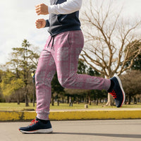 Pink Palaka Quilt Hawaii Jogger Pants Traditional Hawaii-plaid Pattern LT14 - Polynesian Pride