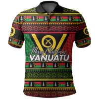 Vanuatu Polo Shirt Christmas LT6 Unisex Red - Polynesian Pride
