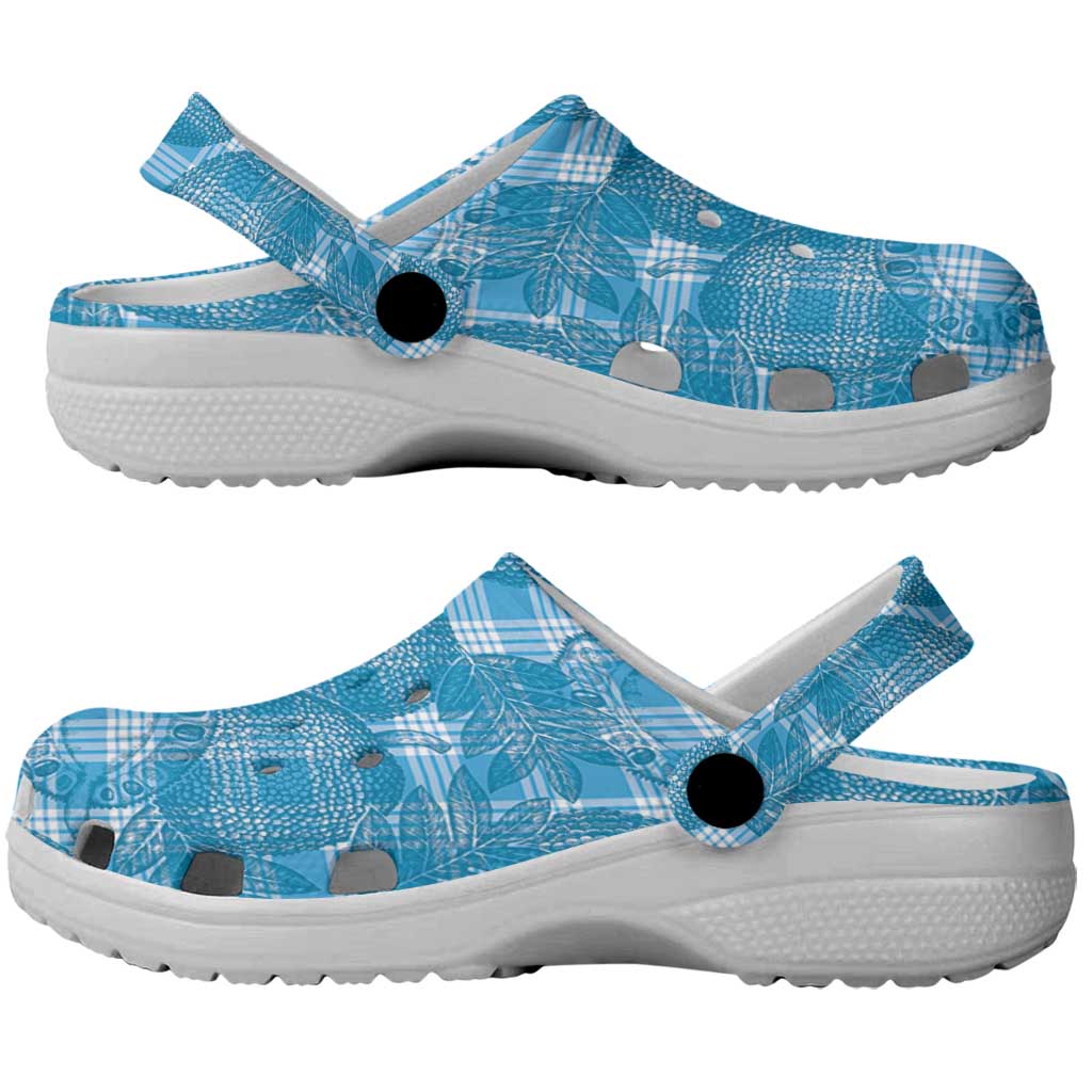 Polu Hawaii Breadfruit Palaka Motifs Clogs Shoes LT14 - Polynesian Pride