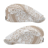 Polynesia Jeff Hat Polynesian Tropical Flowers Beige Pastel Vibes LT14 - Polynesian Pride