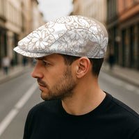 Polynesia Jeff Hat Polynesian Tropical Flowers Beige Pastel Vibes LT14 - Polynesian Pride