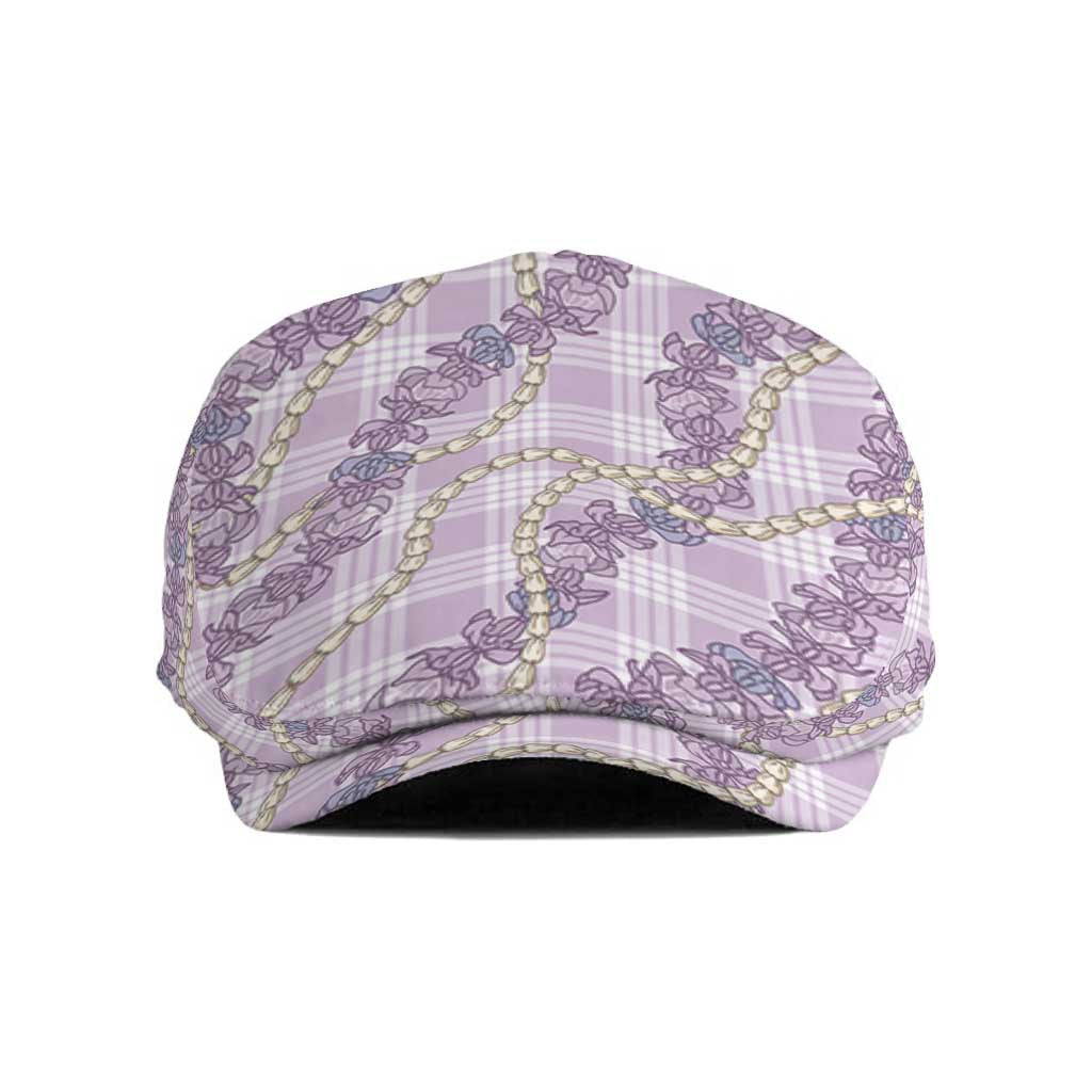 Pua Kalaunu Lei Jeff Hat Palaka Pattern LT01 Purple - Polynesian Pride