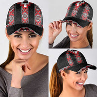 Red Taniko Aotearoa Classic Cap Niho Taniwha Mix Poutama LT14 - Polynesian Pride