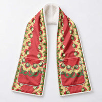 Red Tonga Ngatu Kahoa Lei Pocket Scarf LT14 - Polynesian Pride