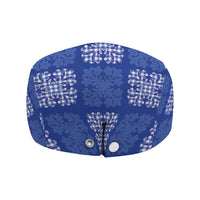 Royal Blue Palaka Quilt Hawaii Jeff Hat Traditional Hawaii-plaid Pattern LT14 - Polynesian Pride
