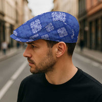 Royal Blue Palaka Quilt Hawaii Jeff Hat Traditional Hawaii-plaid Pattern LT14 - Polynesian Pride