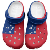 Samoa Clogs Shoes Heritage Palette Flag-Inspired LT01 Red - Polynesian Pride