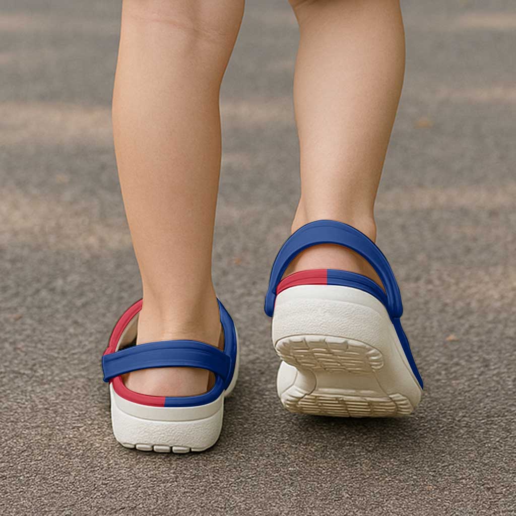 Samoa Clogs Shoes Heritage Palette Flag-Inspired LT01 - Polynesian Pride
