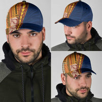 Samoa Siapo Motif Half Style Classic Cap Colorful Version LT03 - Polynesian Pride