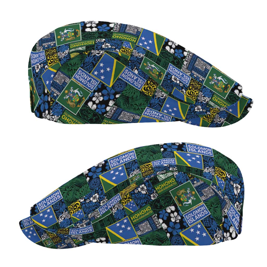 Solomon Islands Meri Kirihimete Jeff Hat Pacific Patchwork Xmas Vibes LT9 - Polynesian Pride