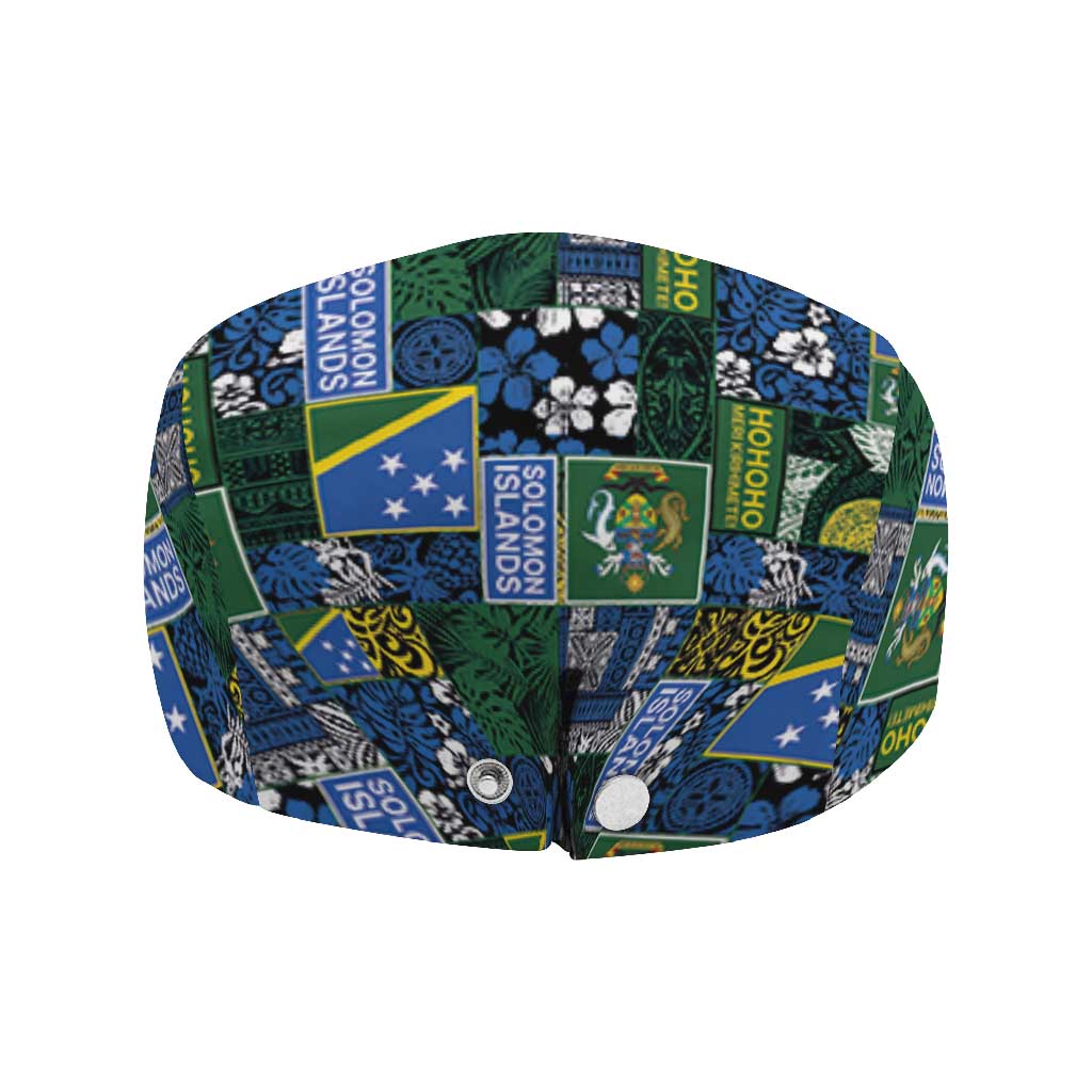 Solomon Islands Meri Kirihimete Jeff Hat Pacific Patchwork Xmas Vibes LT9 - Polynesian Pride