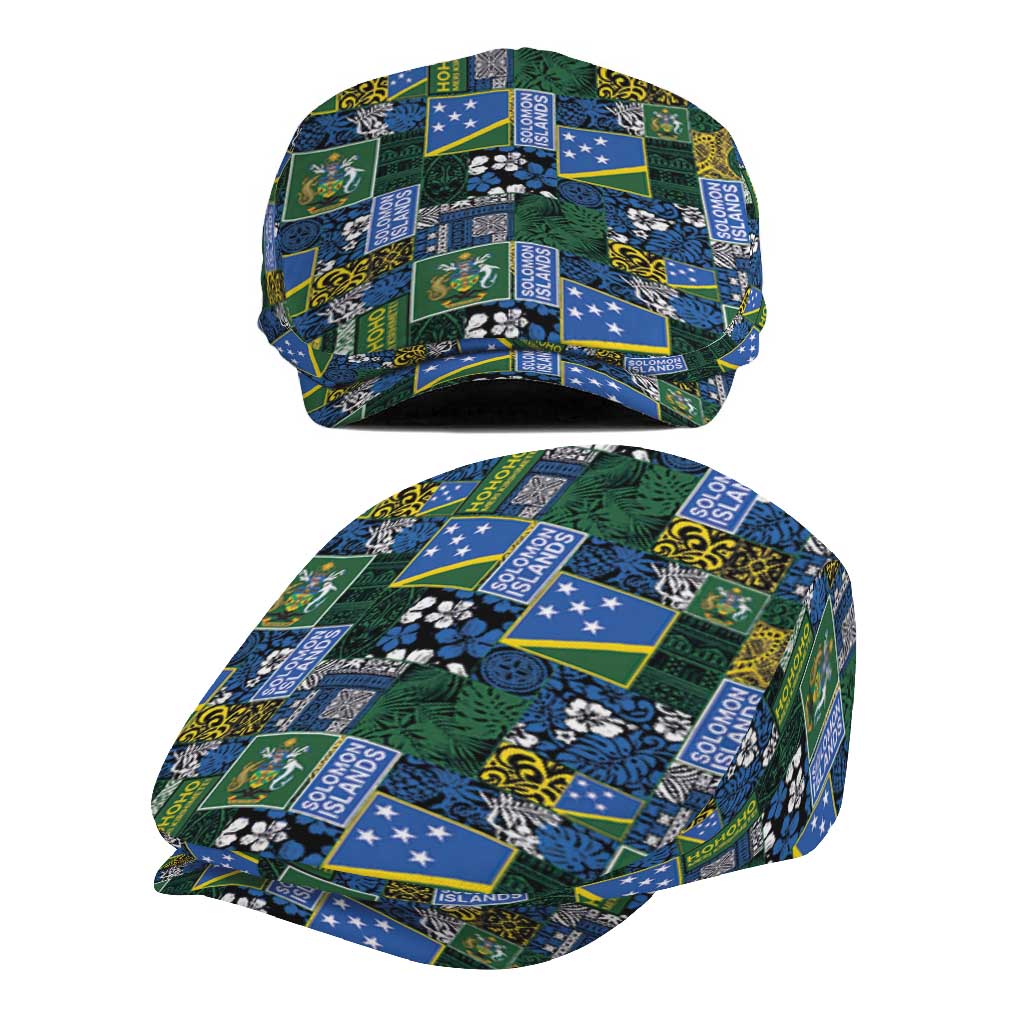 Solomon Islands Meri Kirihimete Jeff Hat Pacific Patchwork Xmas Vibes LT9 - Polynesian Pride