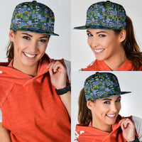 Solomon Islands Meri Kirihimete Snapback Cap Pacific Patchwork Xmas Vibes LT9 - Polynesian Pride