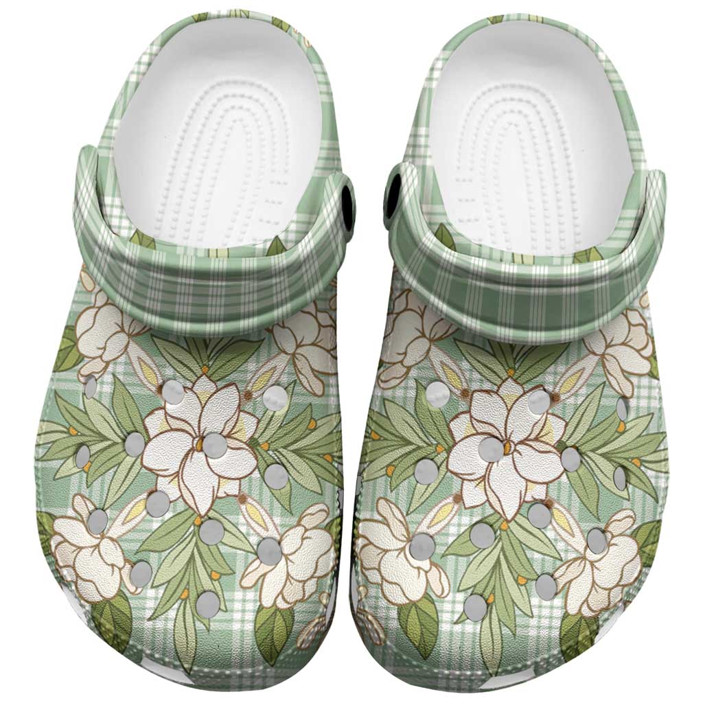 Squares Maile Leaf Clogs Shoes Turquoise Palaka Hawaiian Quilt Pattern LT9 Turquoise - Polynesian Pride