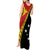 PNG Hibiscus Tribal Pattern Tank Maxi Dress Bird - of - Paradise LT7 - Polynesian Pride