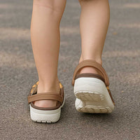 Tiare Tahiti Clogs Shoes Brown Polynesia Motifs LT05 - Polynesian Pride