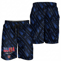 Toa Samoa Rugby Shorts for Men Siva Tau - Samoan Warriors Pacific Pattern