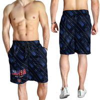 Toa Samoa Rugby Shorts for Men Siva Tau - Samoan Warriors Pacific Pattern