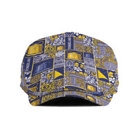 Tokelau Manuia te Kilihimahi Jeff Hat Pacific Patchwork Xmas Vibes LT9 Blue - Polynesian Pride