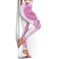 Traditional Polynesian Art Tattoos Leggings Pink Color LT03 - Polynesian Pride