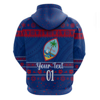 Custom Guam Christmas Zip Hoodie Simple Style LT8 - Polynesian Pride