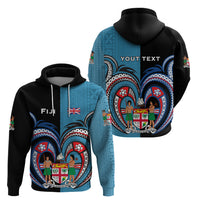 Custom Fiji Is My Heart Hoodie Polynesian Special Style LT16 Black - Polynesian Pride