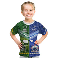 Custom Samoa Cook Islands T Shirt Together LT8 - Polynesian Pride
