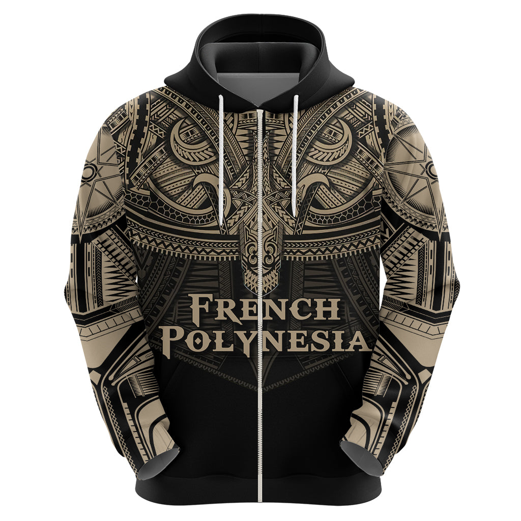Best French Polynesia Polynesian Tattoo Hoodie 7 Zip Hoodie Red - Polynesian Pride