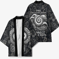 Hawaiian Piko Kimono Cultural Anchor Connect Your Roots Ocean Waves TS04 - Polynesian Pride