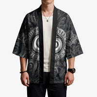 Hawaiian Piko Kimono Cultural Anchor Connect Your Roots Ocean Waves TS04 - Polynesian Pride