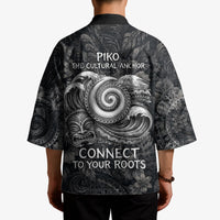 Hawaiian Piko Kimono Cultural Anchor Connect Your Roots Ocean Waves TS04 - Polynesian Pride