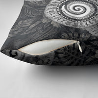 Hawaiian Piko Pillow Cover Cultural Anchor Connect Your Roots Ocean Waves TS04 - Polynesian Pride
