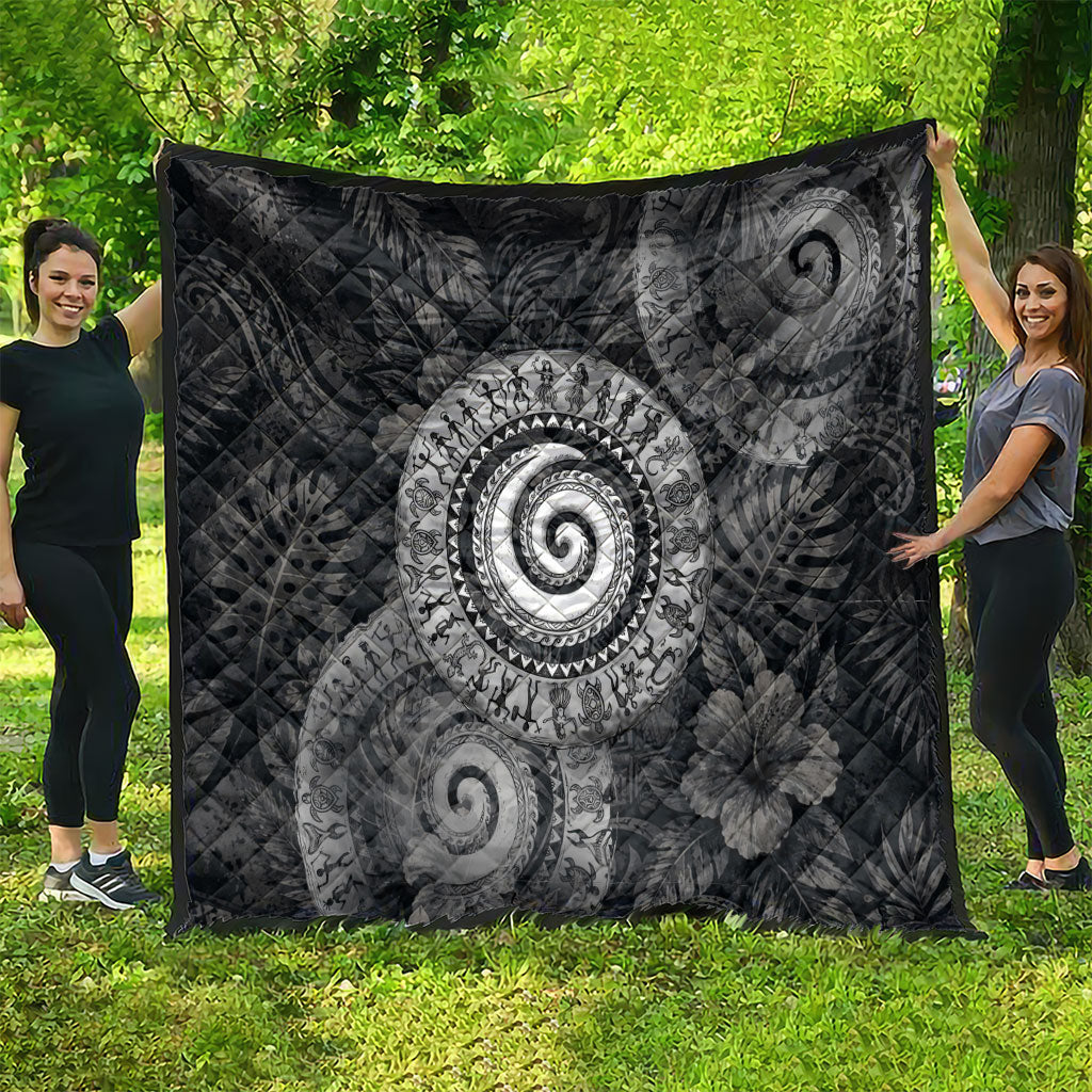 Hawaiian Piko Quilt Cultural Anchor Connect Your Roots Ocean Waves TS04 - Polynesian Pride