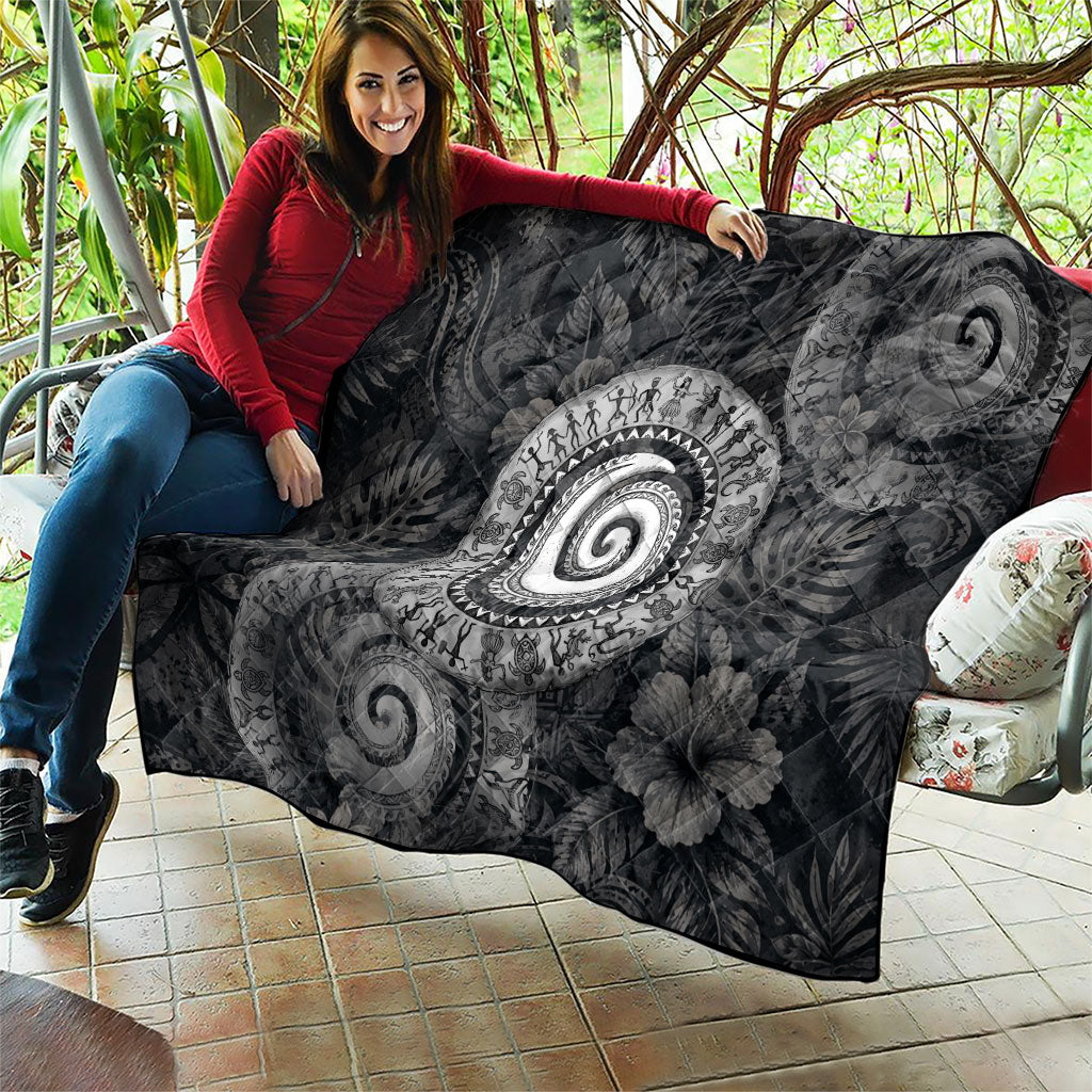 Hawaiian Piko Quilt Cultural Anchor Connect Your Roots Ocean Waves TS04 - Polynesian Pride