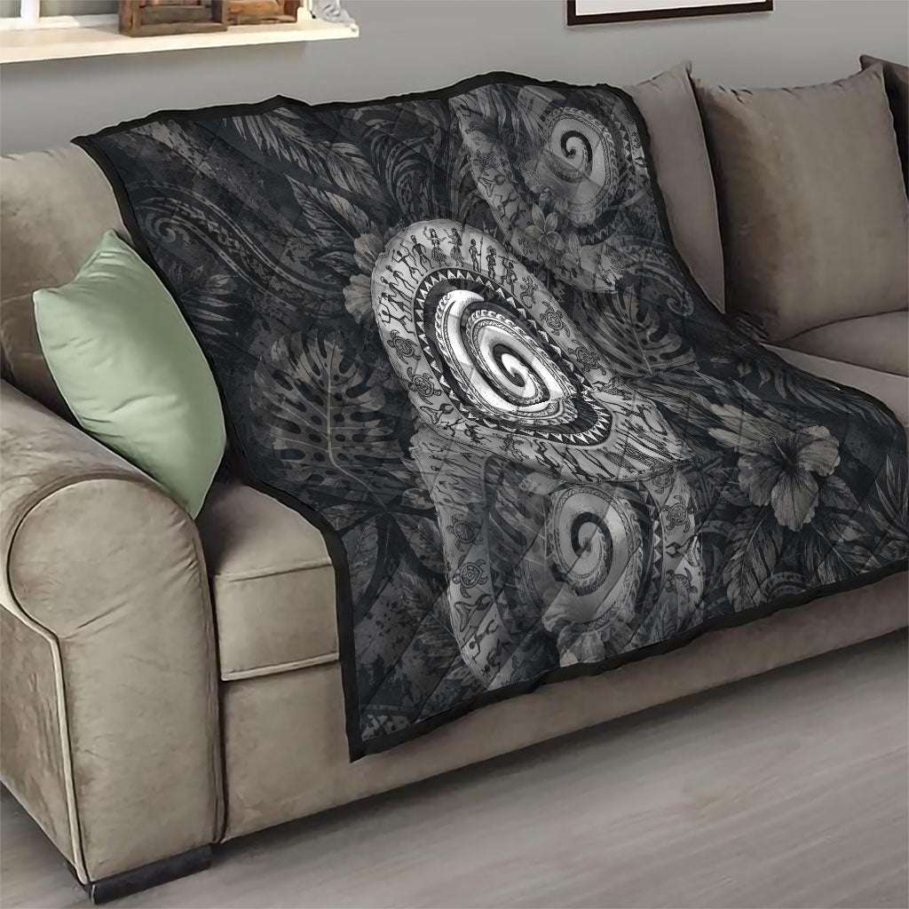 Hawaiian Piko Quilt Cultural Anchor Connect Your Roots Ocean Waves TS04 - Polynesian Pride