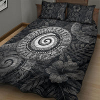 Hawaiian Piko Quilt Bed Set Cultural Anchor Connect Your Roots Ocean Waves TS04 - Polynesian Pride