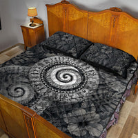 Hawaiian Piko Quilt Bed Set Cultural Anchor Connect Your Roots Ocean Waves TS04 - Polynesian Pride